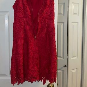 Red dress